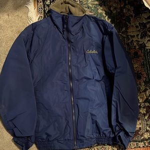 Cabela jacket with fleece lining. Size medium